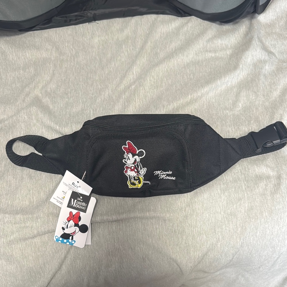 Disney Black Minney Mouse Waist Bag